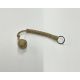 Paracord Monkey Fist Key Chain - Tan