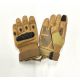 Hard Knuckle Protective Gloves - Tan 