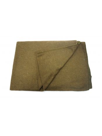 Military Khaki 75% Wool Blanket Bushcraft / Outdoor